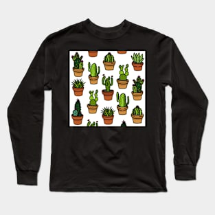 Cactus succulents Long Sleeve T-Shirt